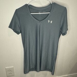 Gray Under Armour Workout Shirt